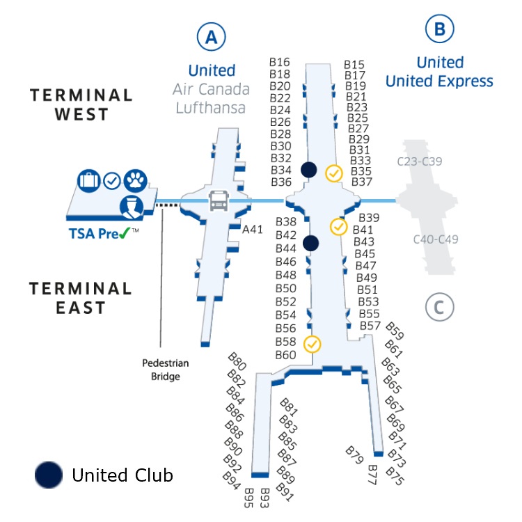 Terminal B Denver Map - Map Worksheets